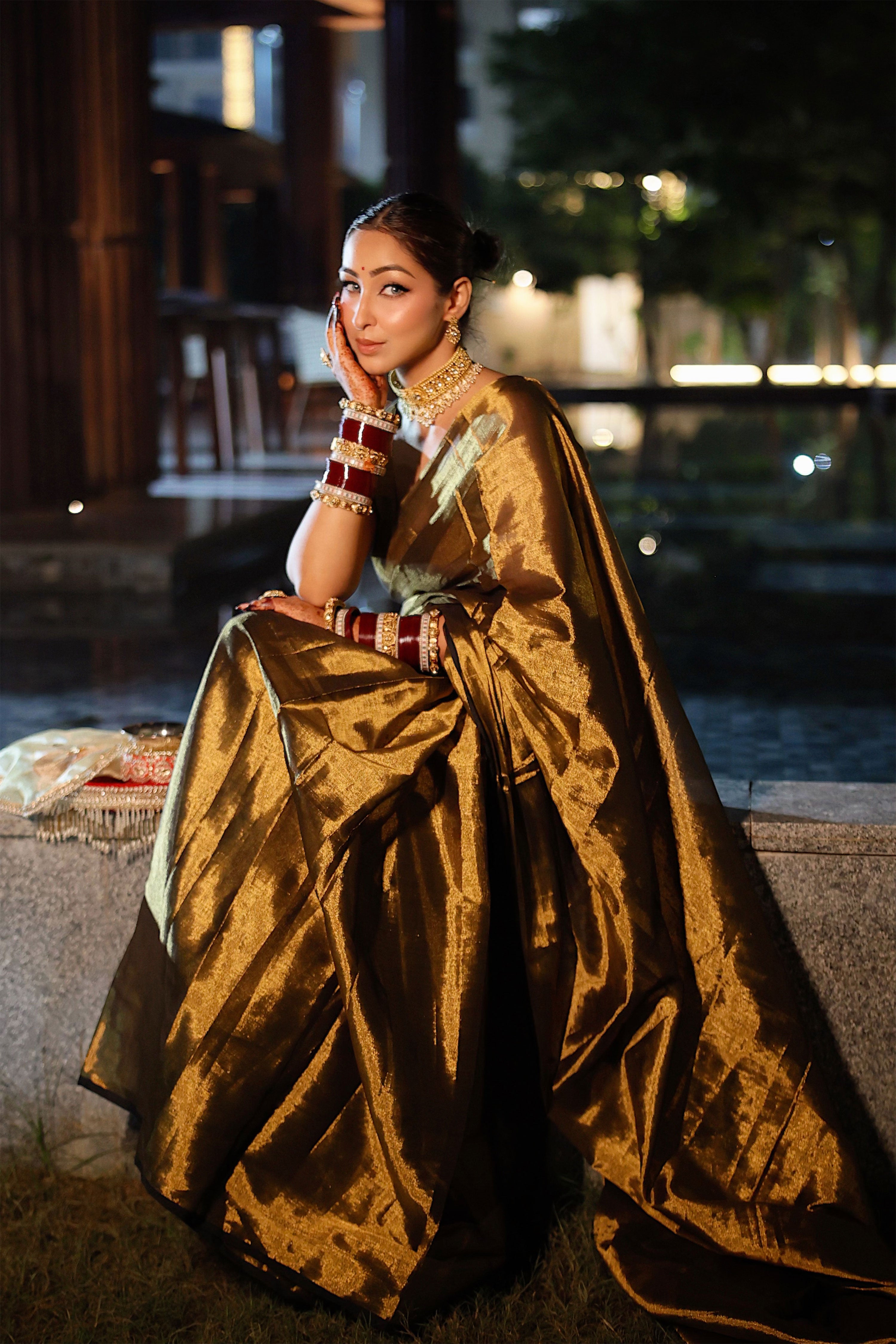 Anmol Bhatia in our Shikhara Saree