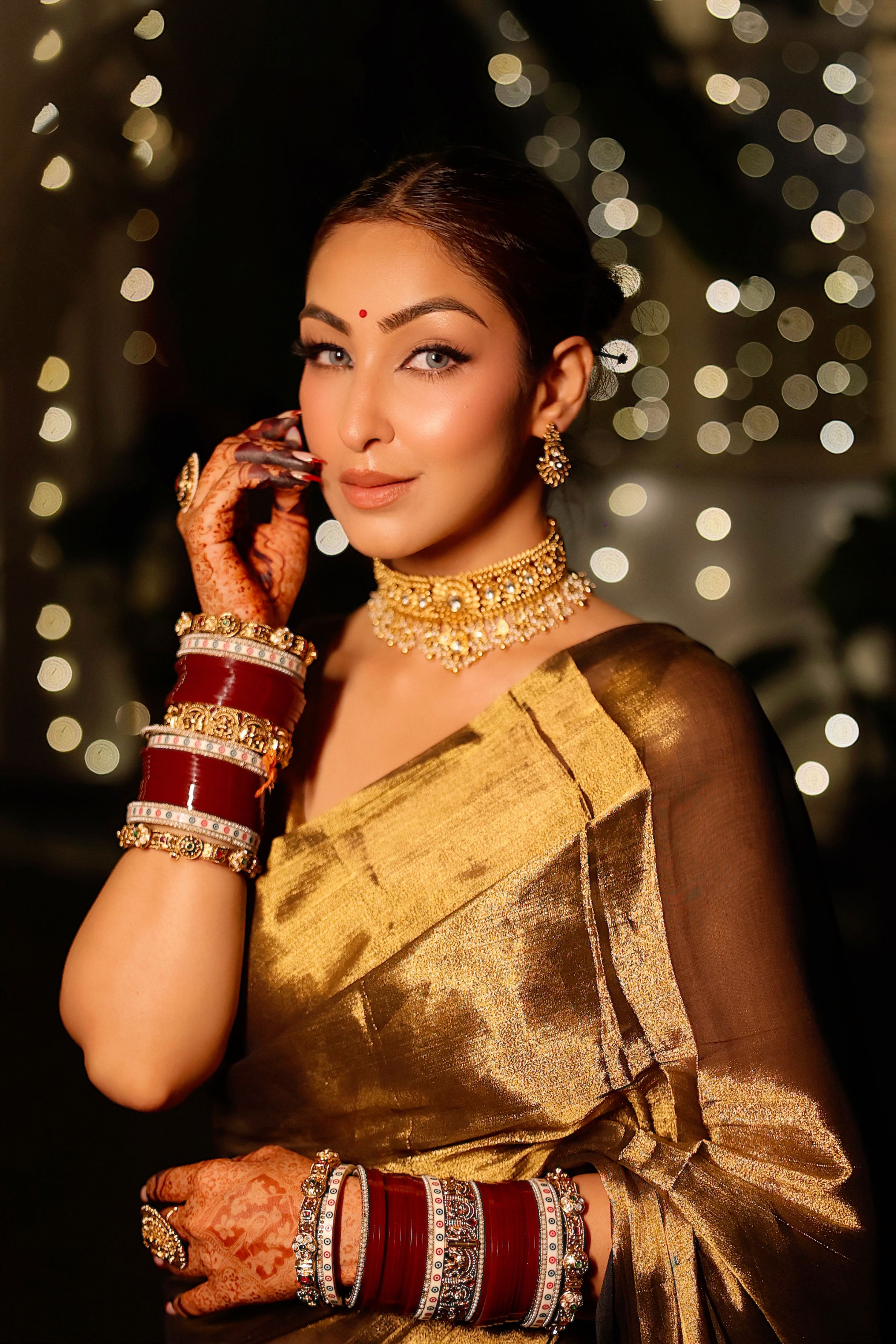 Anmol Bhatia in our Shikhara Saree