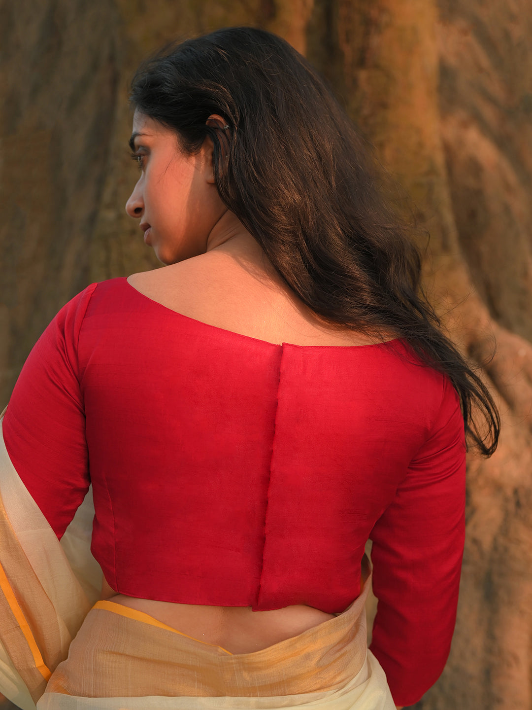 Red Blouse I Red Full Sleeves Blouse
