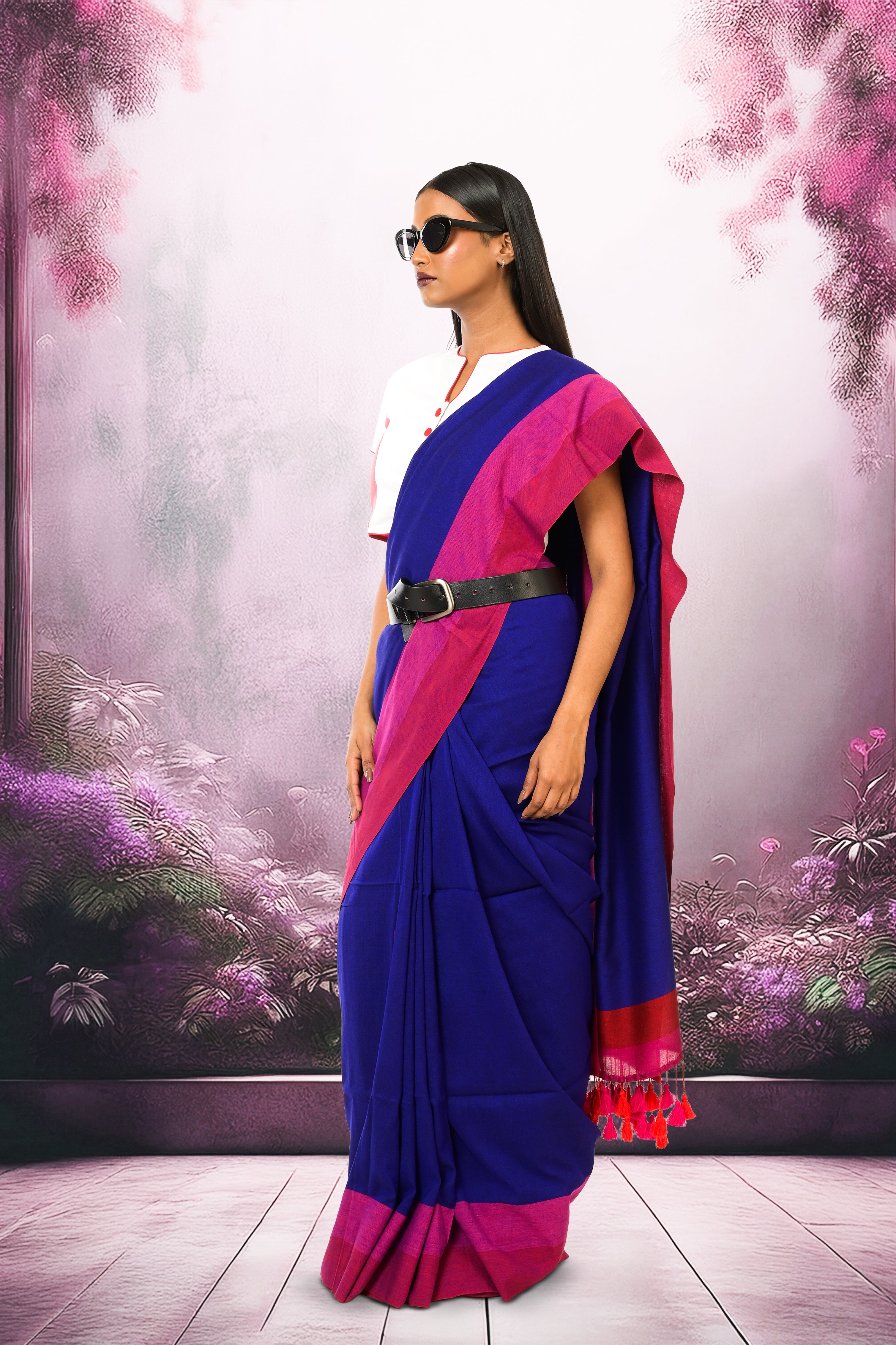 blue-cotton-saree-with-tassels