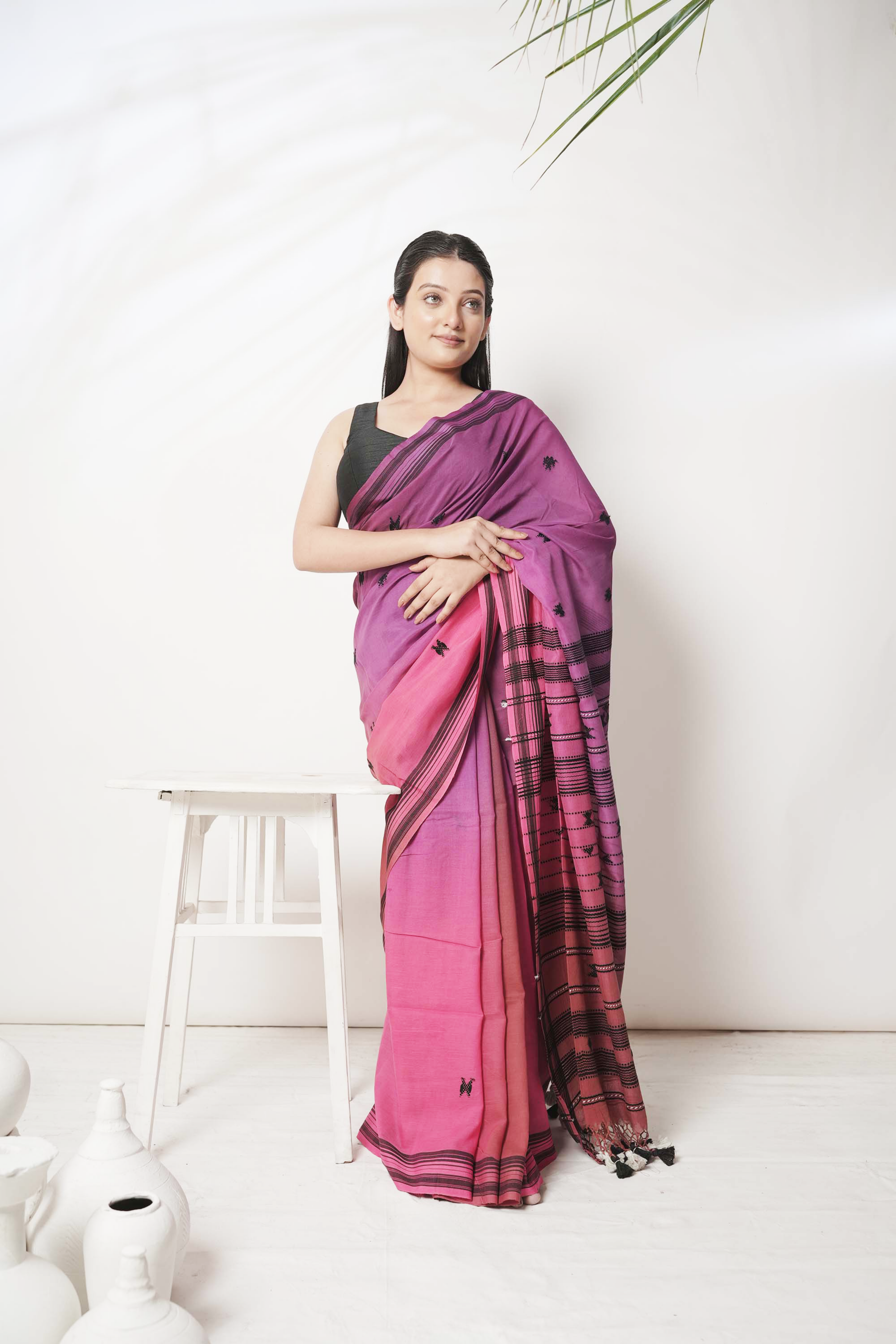 pink-and-purple-colour-handloom-cotton-saree