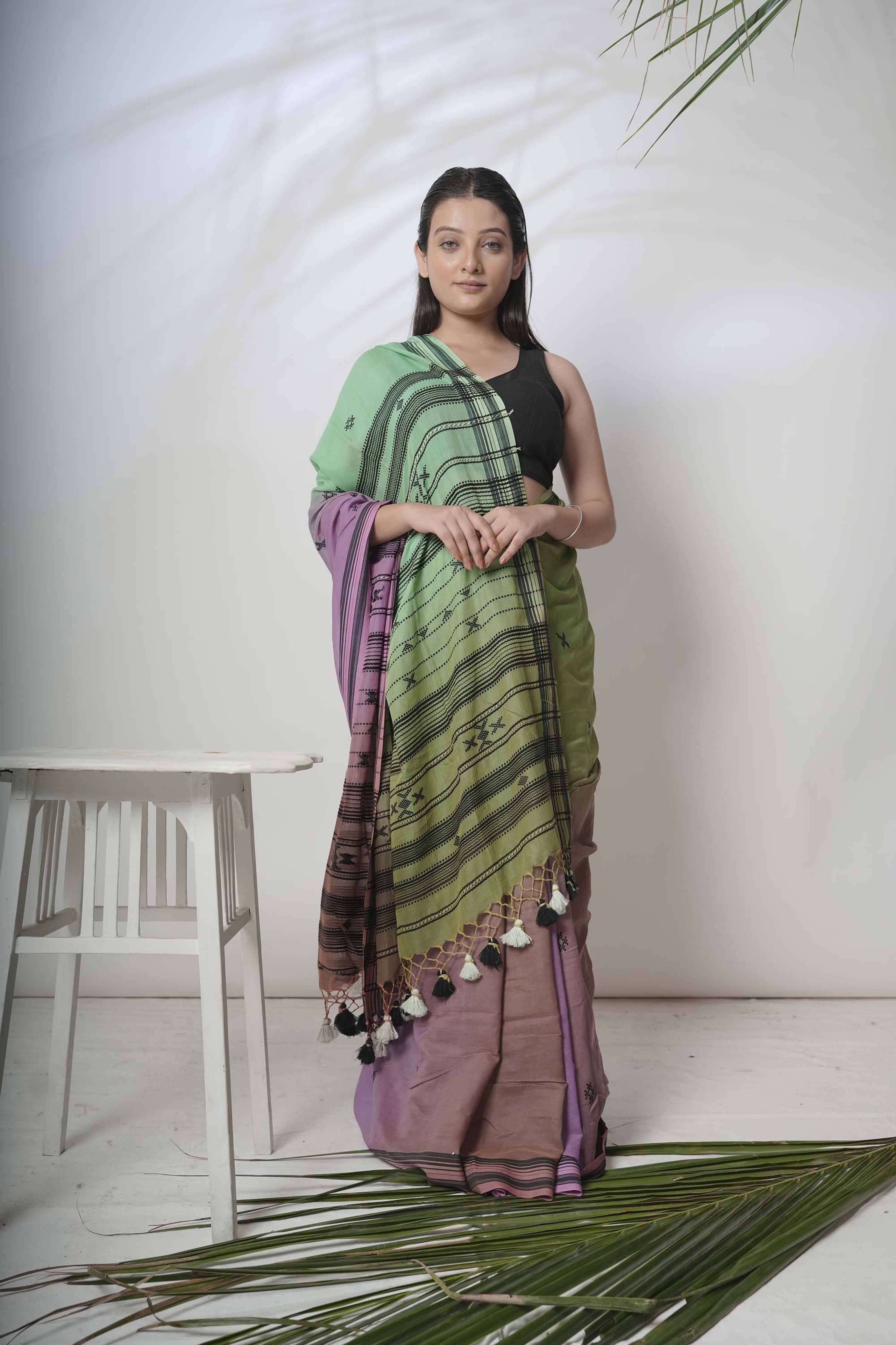 multicoloured-handloom-cotton-saree