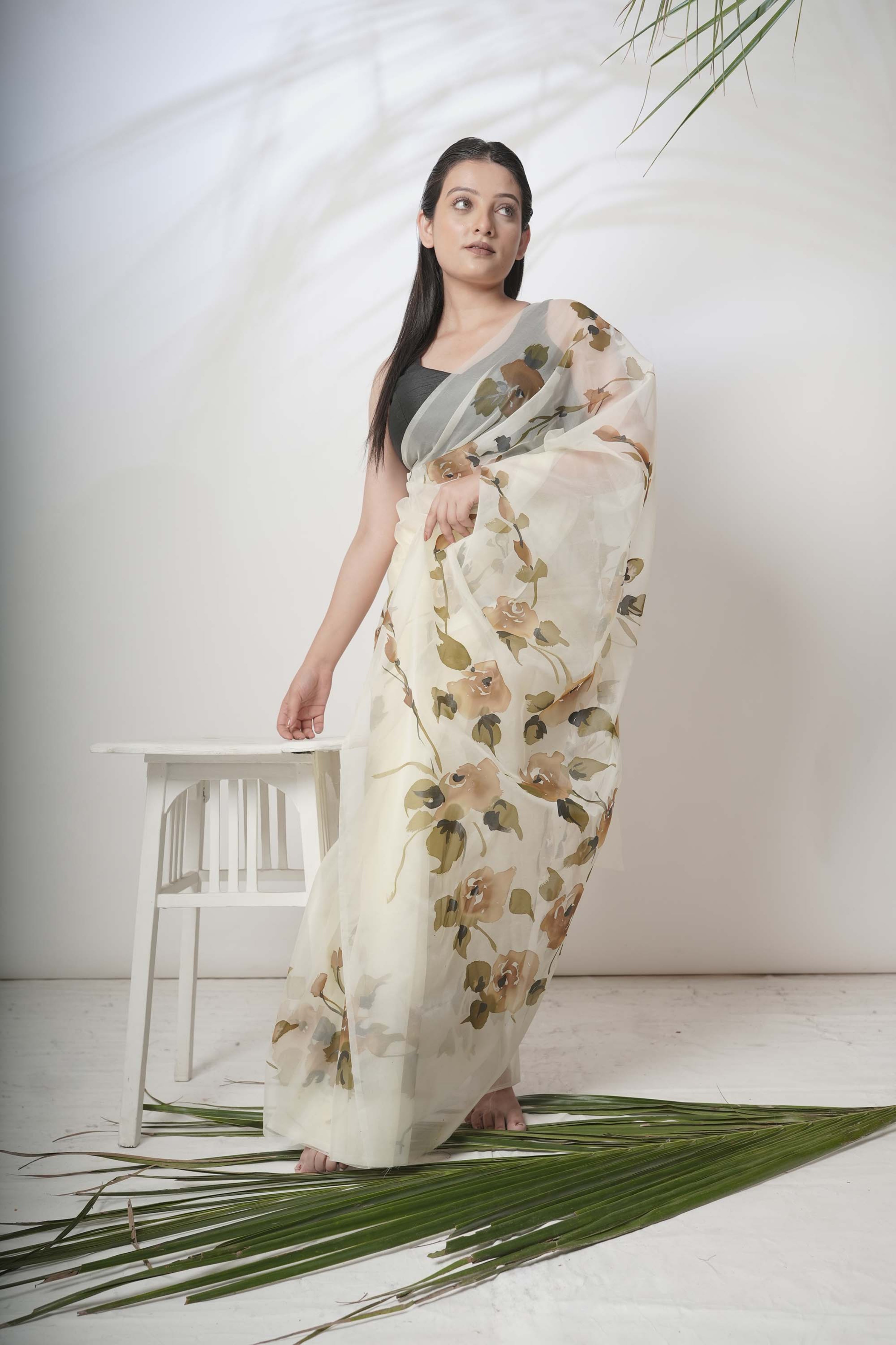 hand-painted-organza-saree