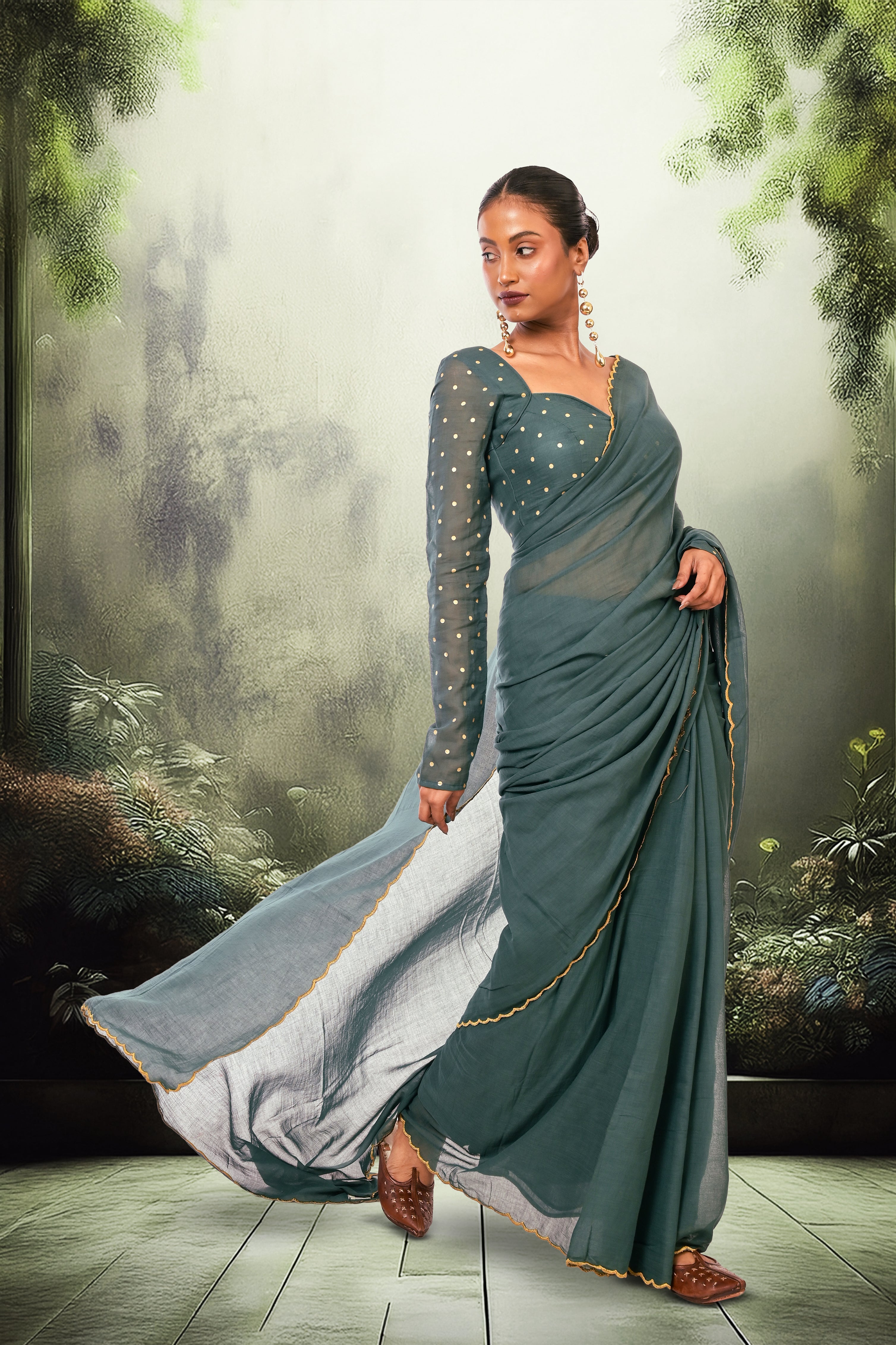 handloom-green-festive-wear-saree