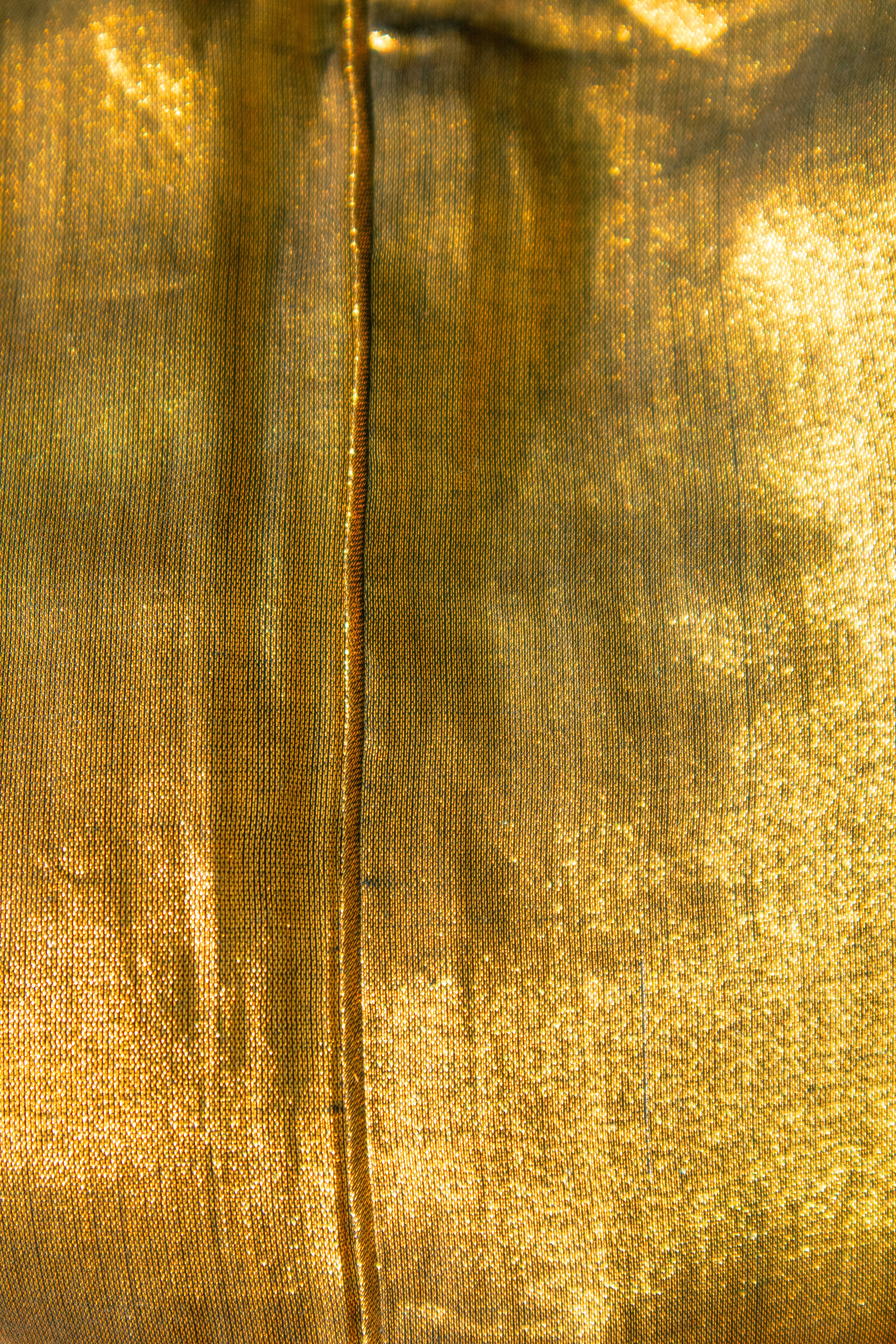 Swarnaya I Golden Handloom Tissue Kurta Pant Set with Dupatta