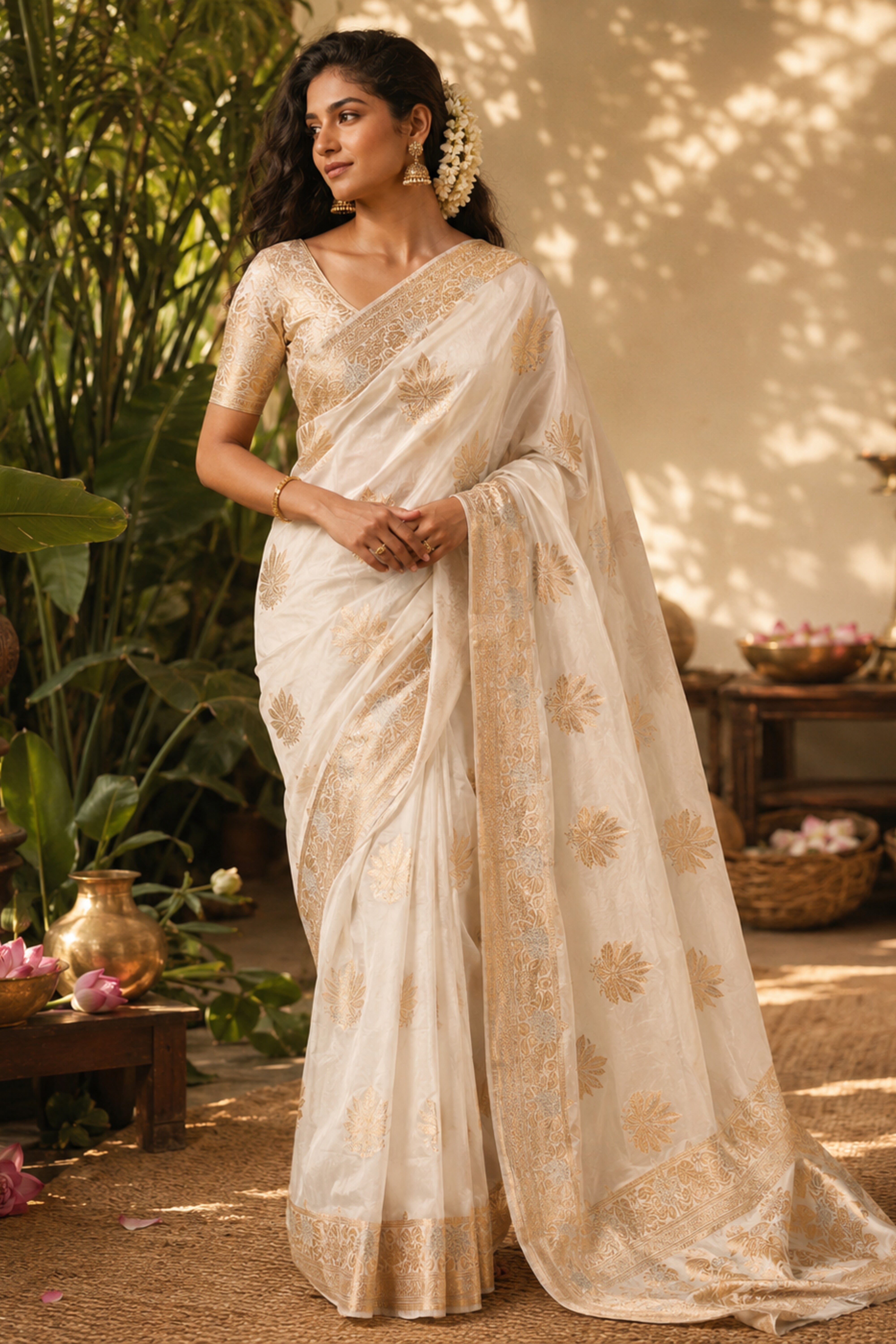 Dhumravarna saree