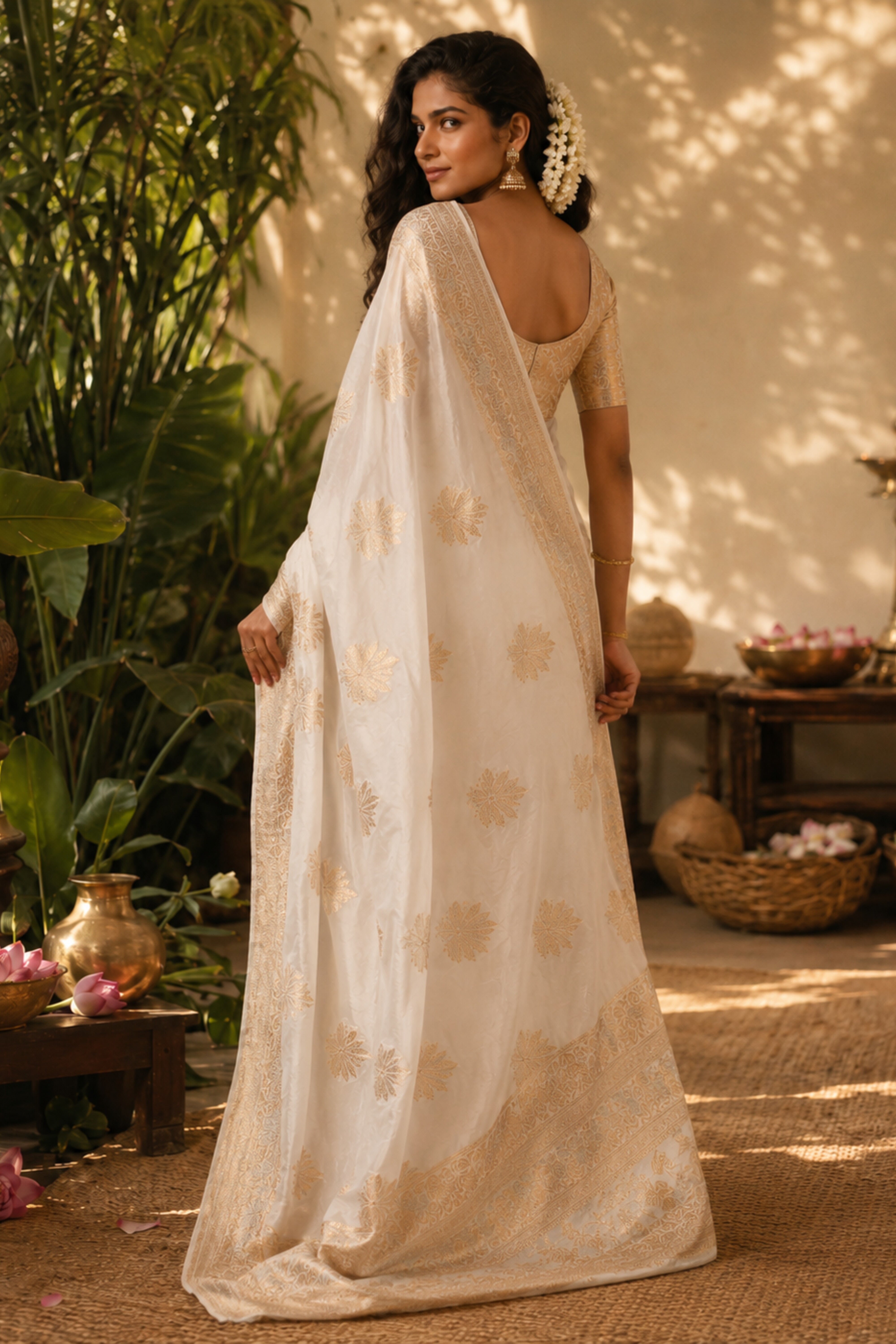 Dhumravarna saree