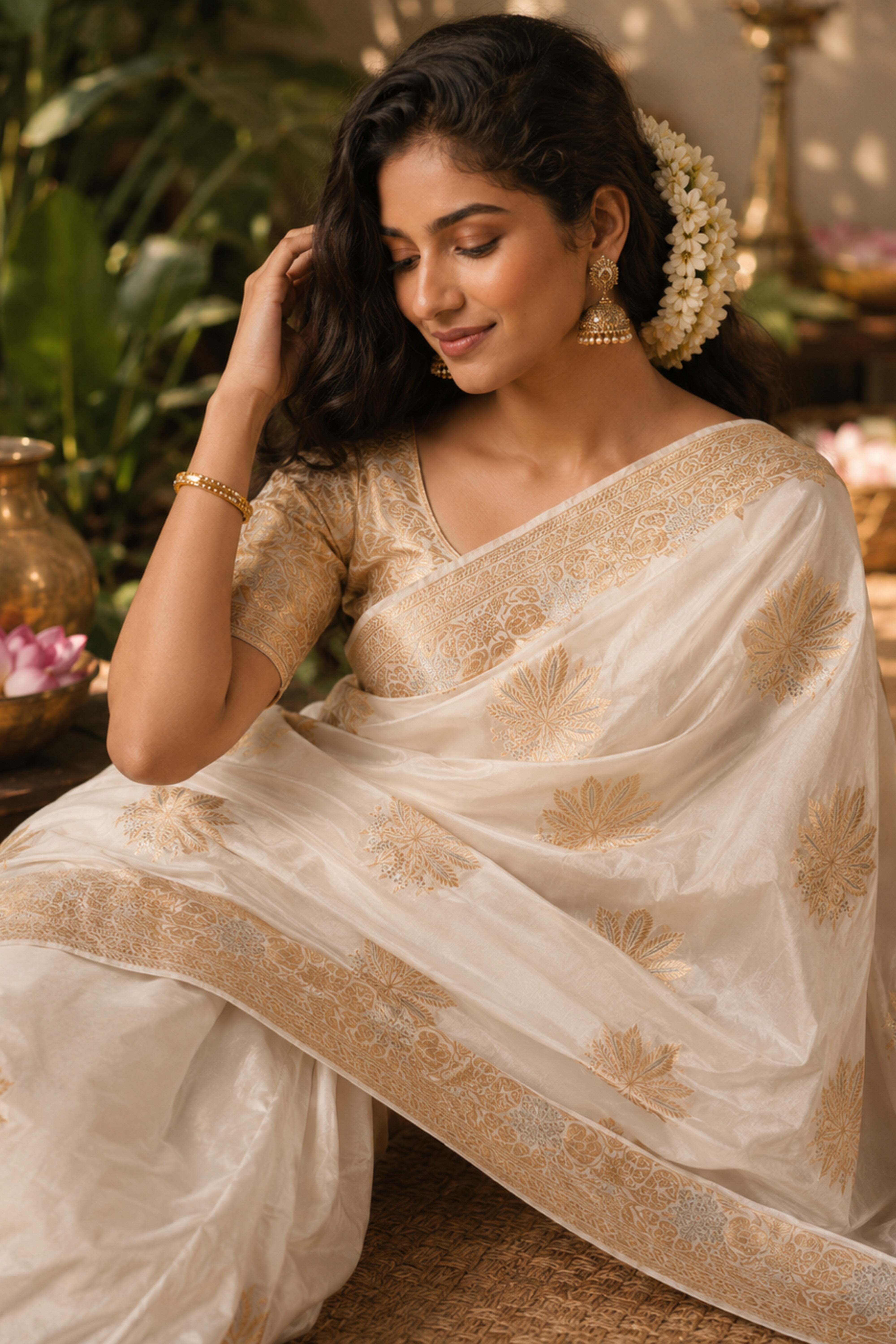 Dhumravarna saree
