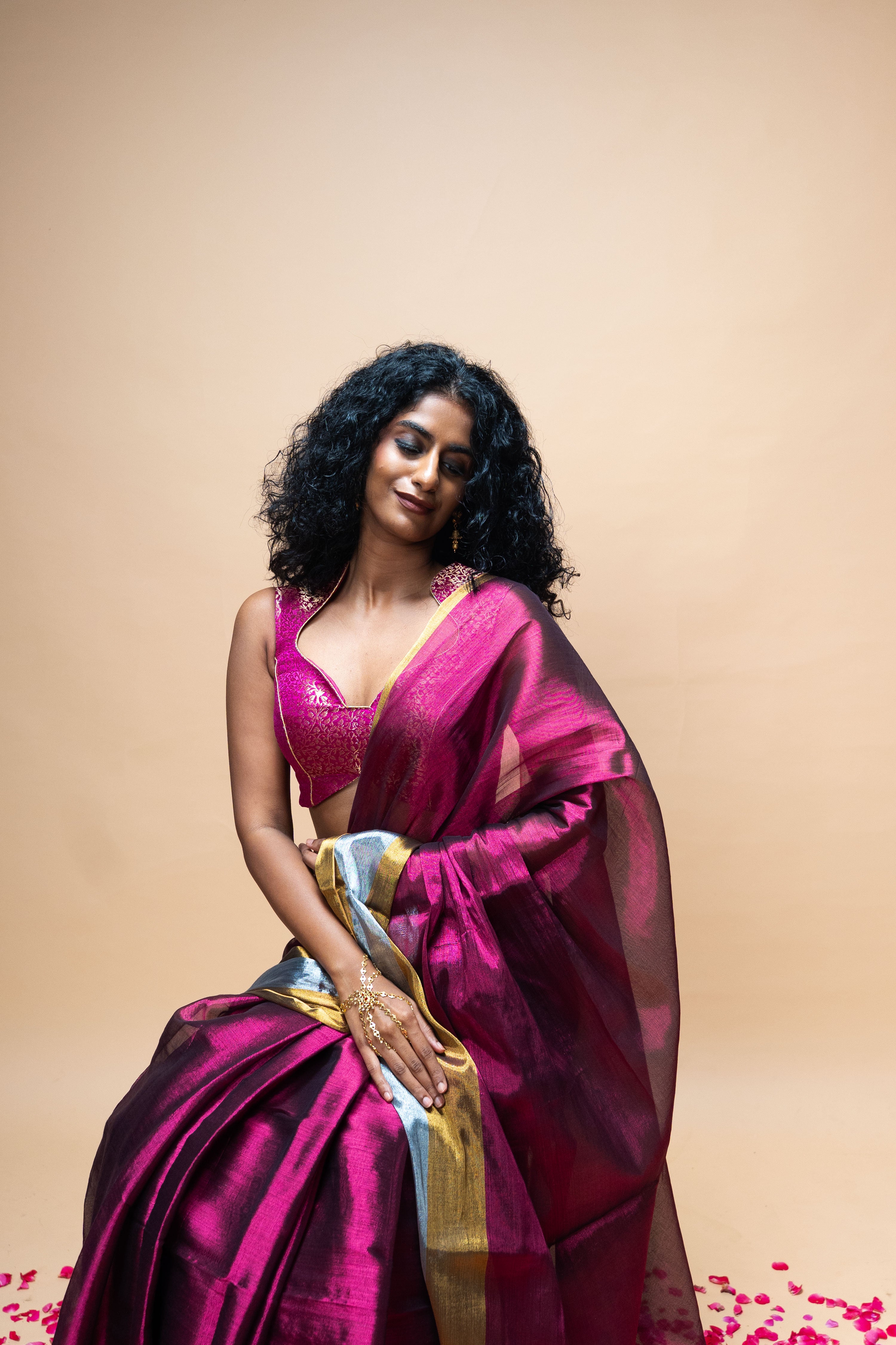 AMEYA + Vedika saree blouse combo