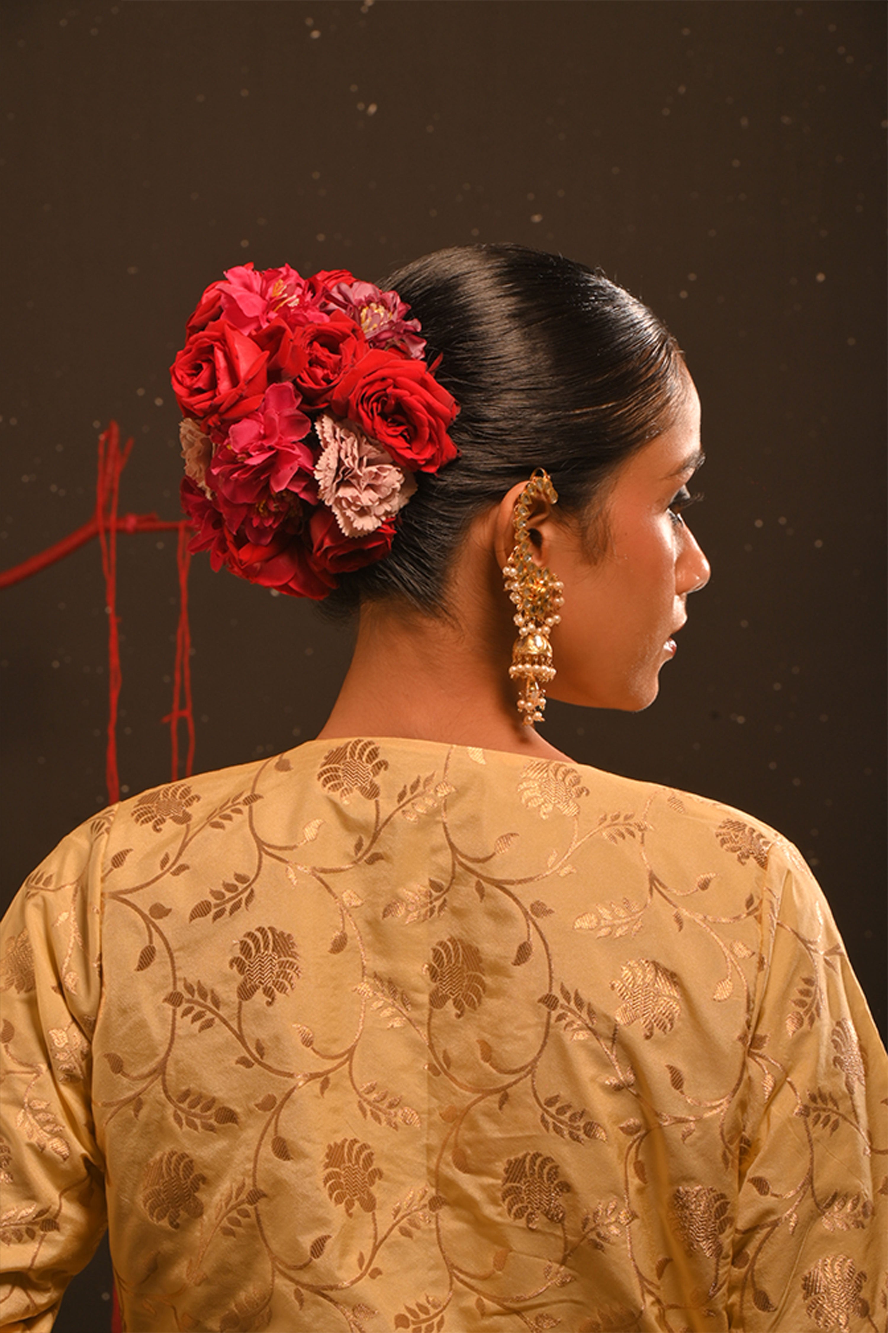 Sitara I Ivory Brocade Jacket