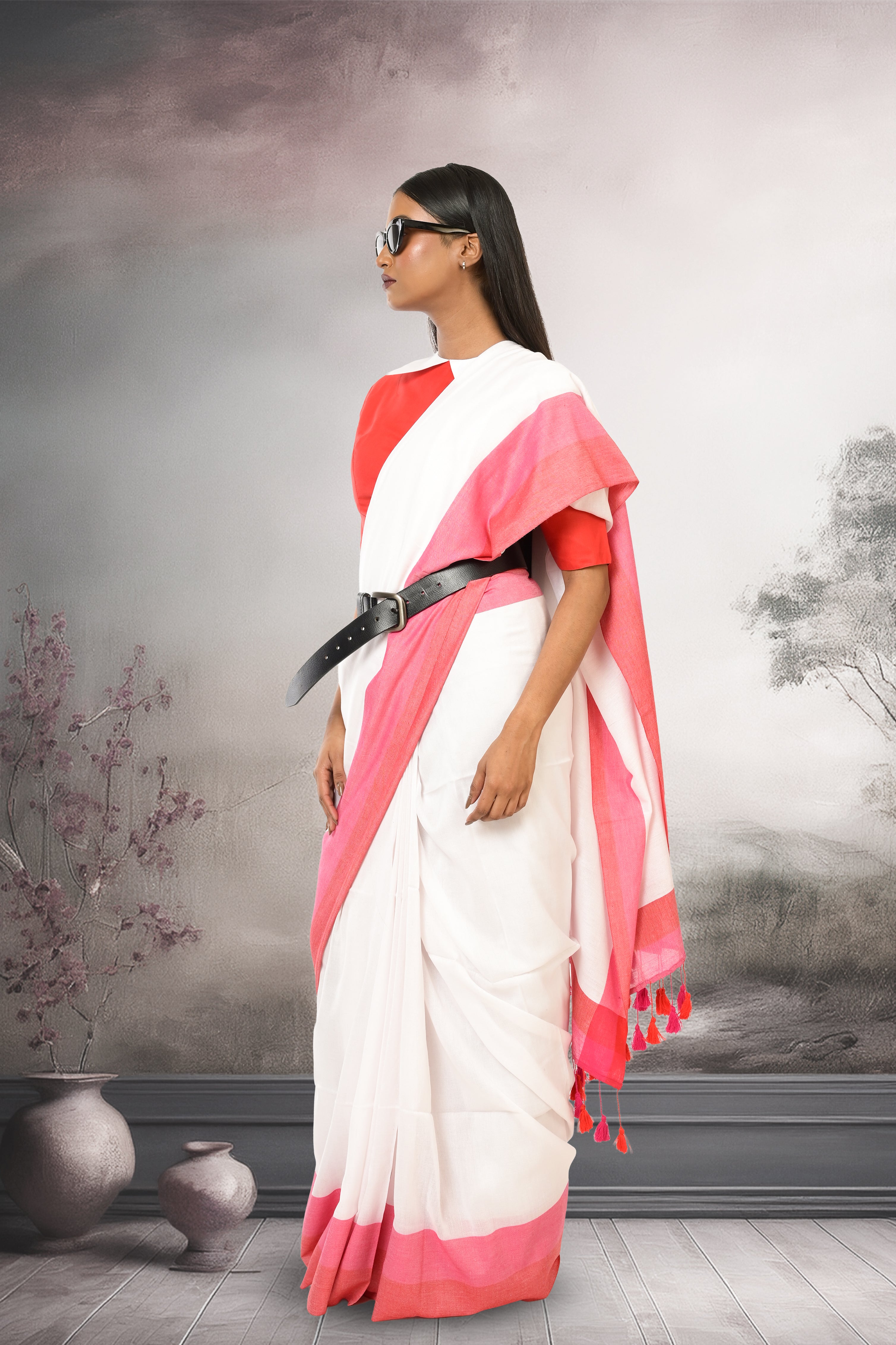 white-cotton-office-wear-saree