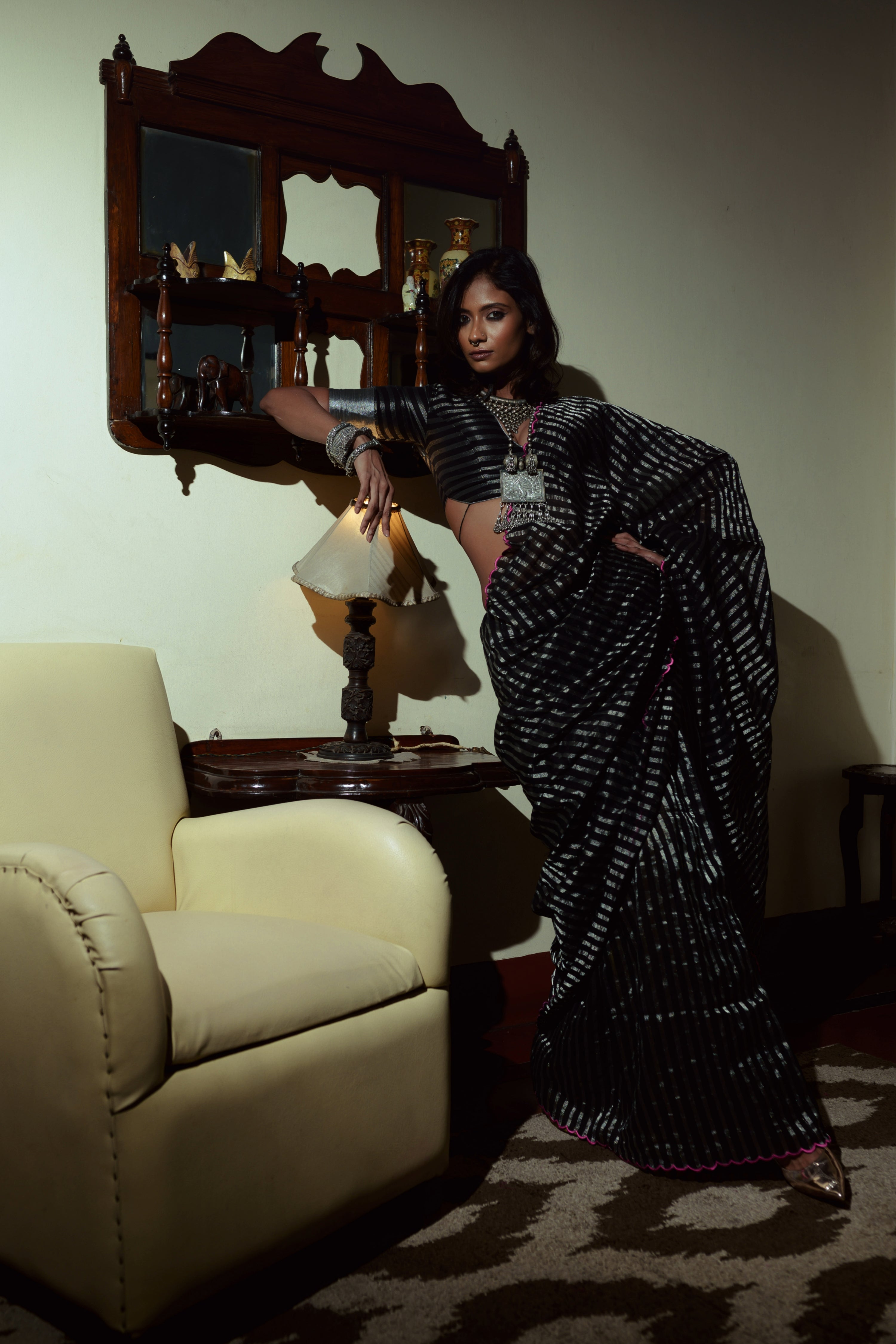 black-handloom-cotton-saree