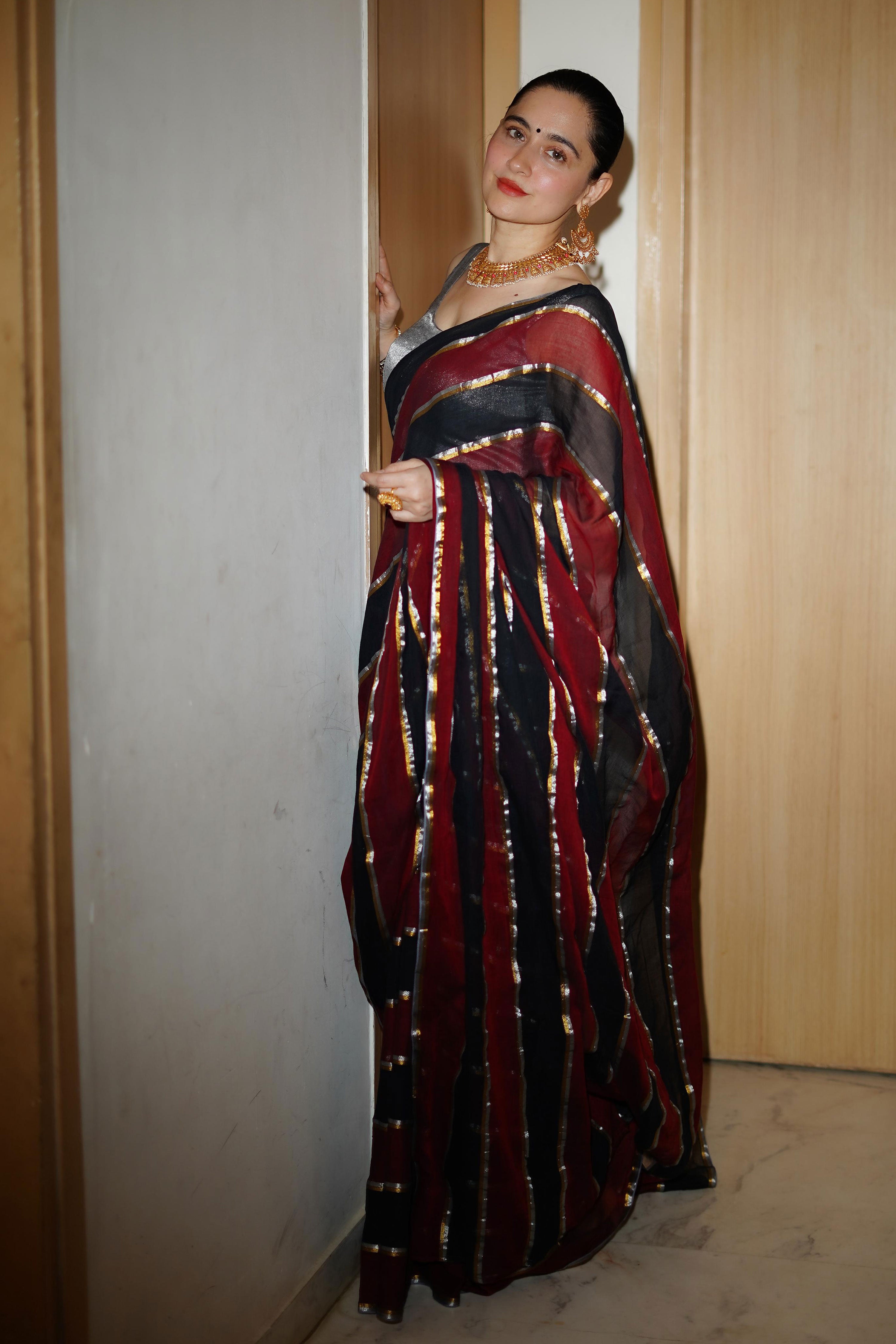 Sanjeeda Shaikh in our Kaashni Saree