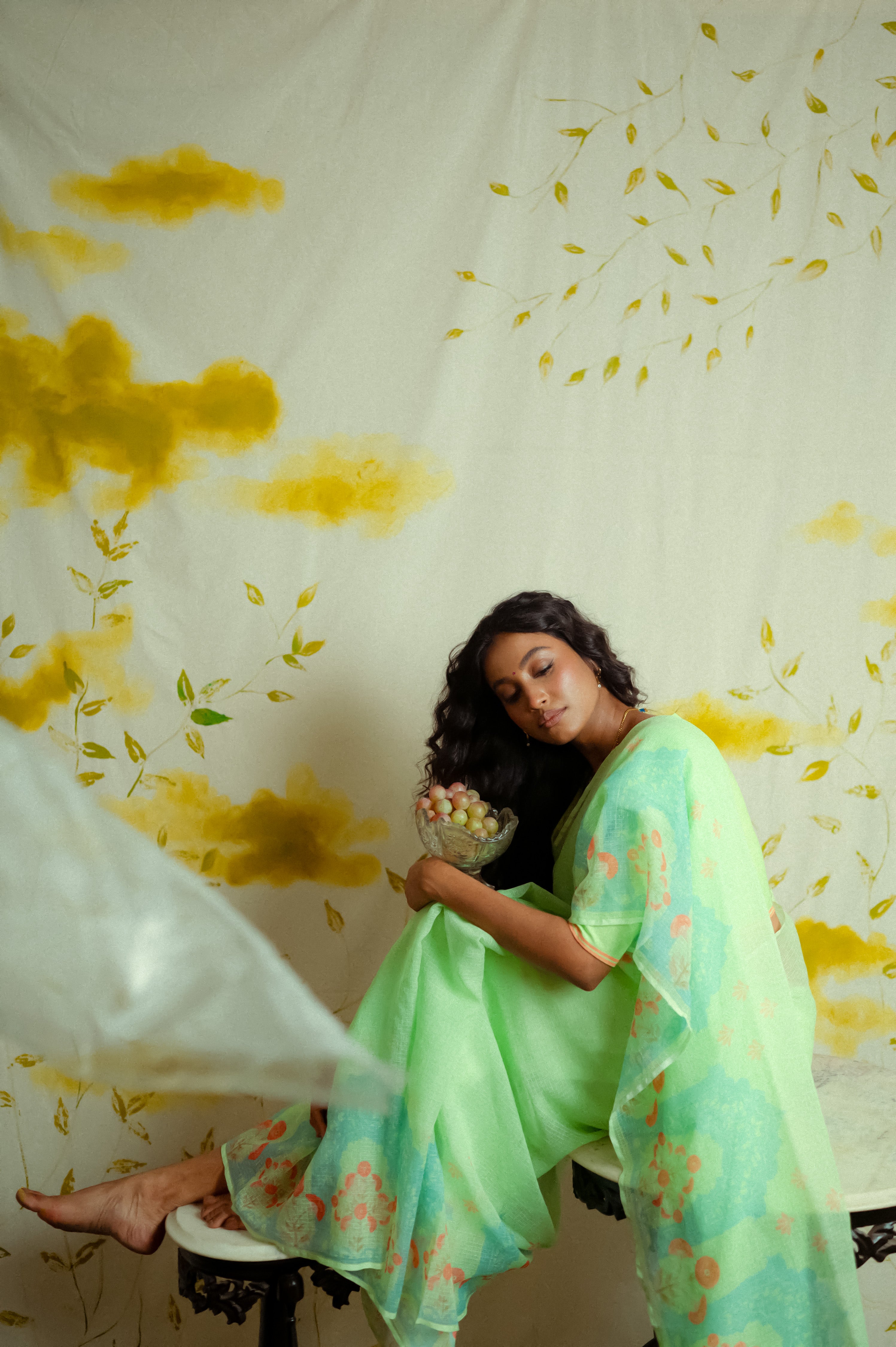 green-coloured-handloom-kota-doria-saree