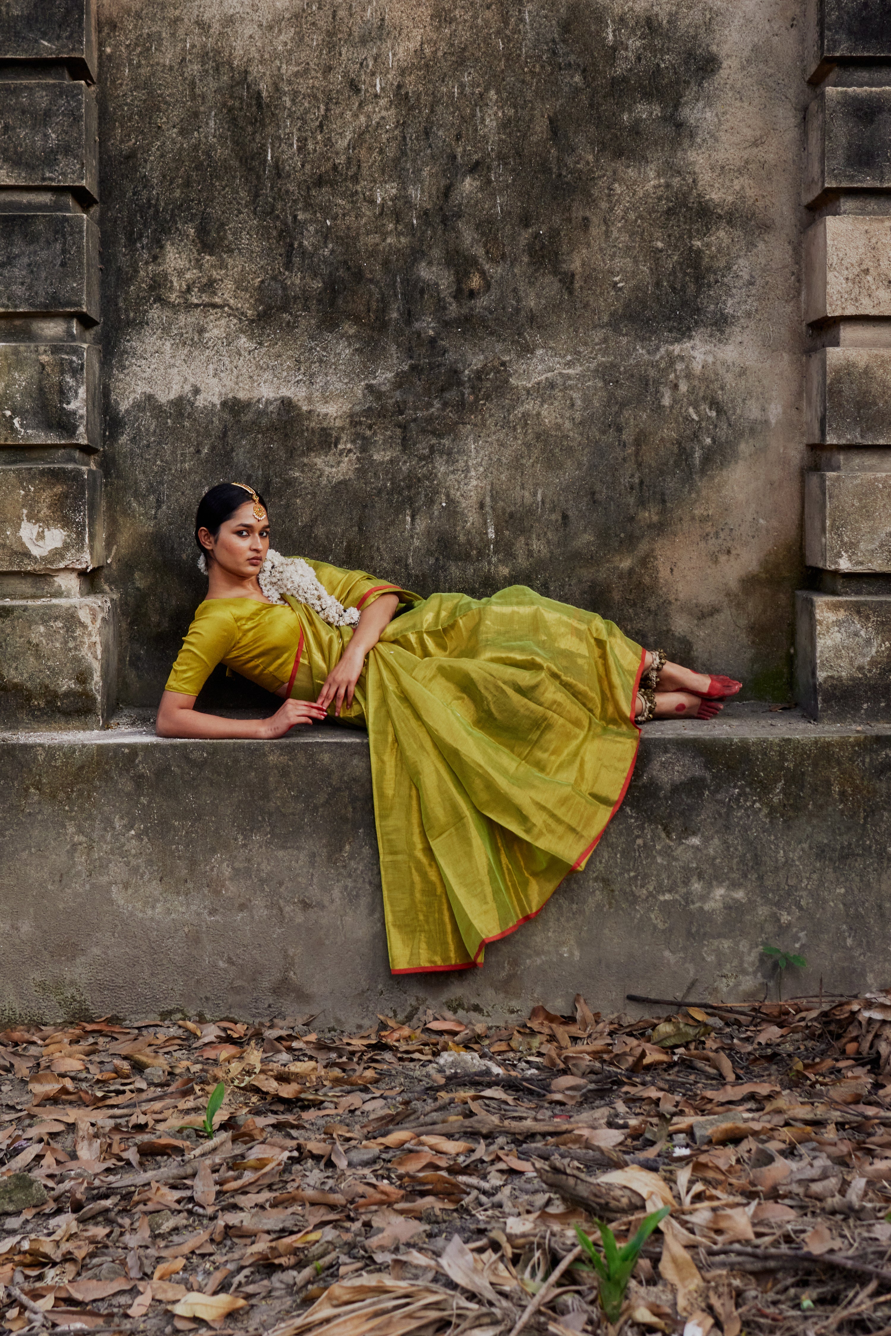 green-handloom-saree