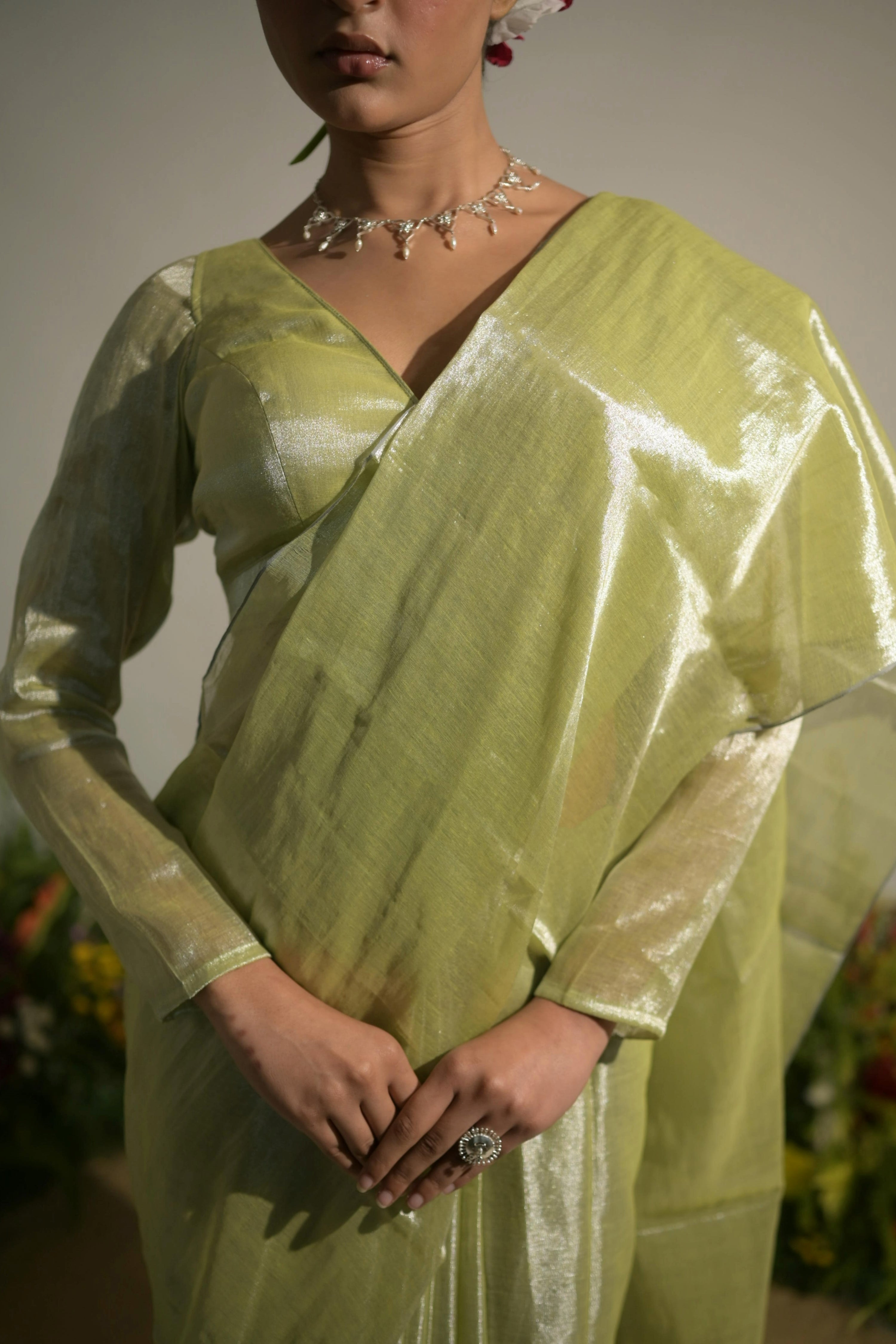 handloom-neon-green-colour-tissue-saree