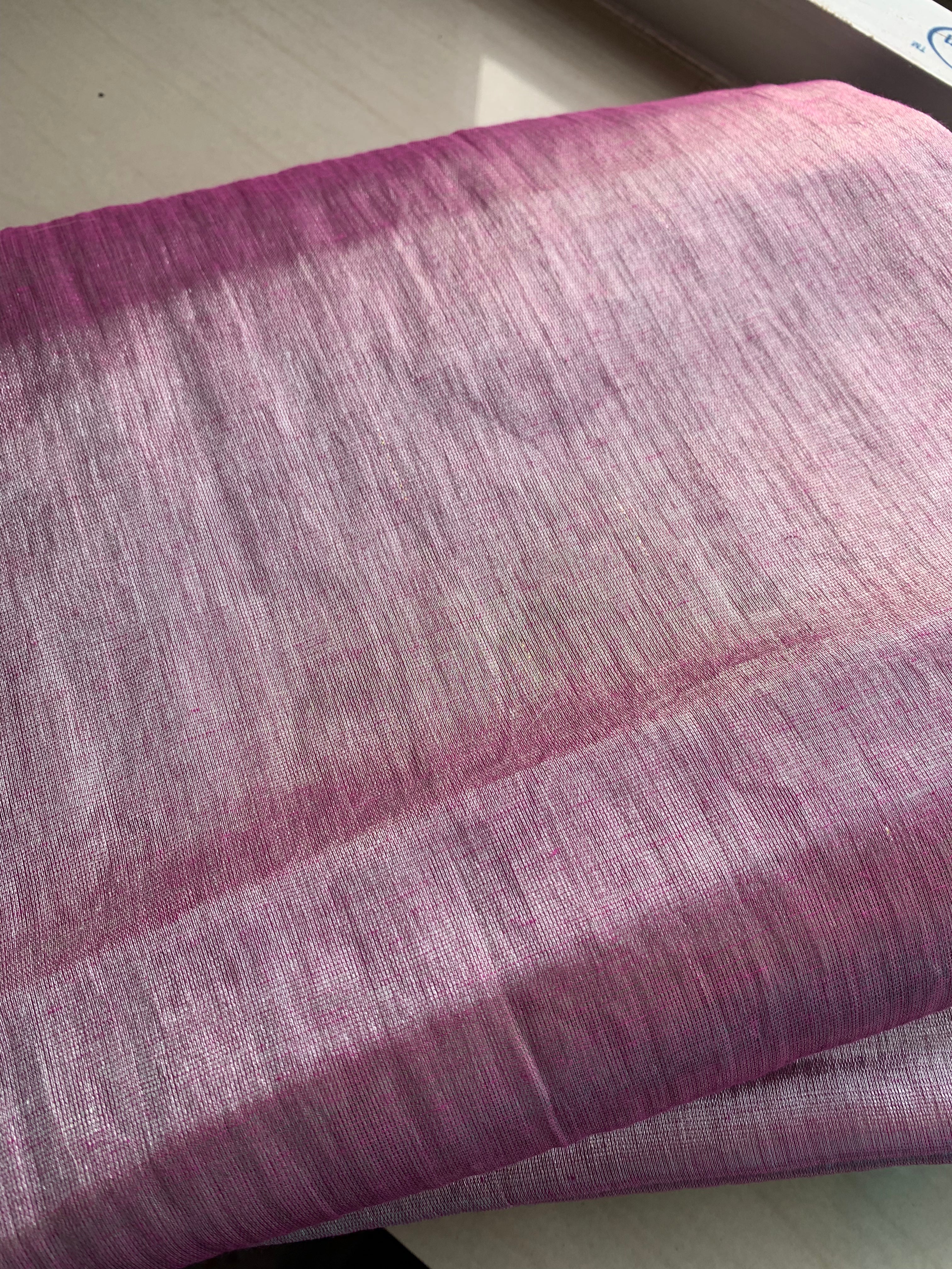 Lavender handwoven fabric