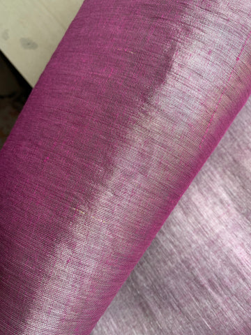 Lavender handwoven fabric