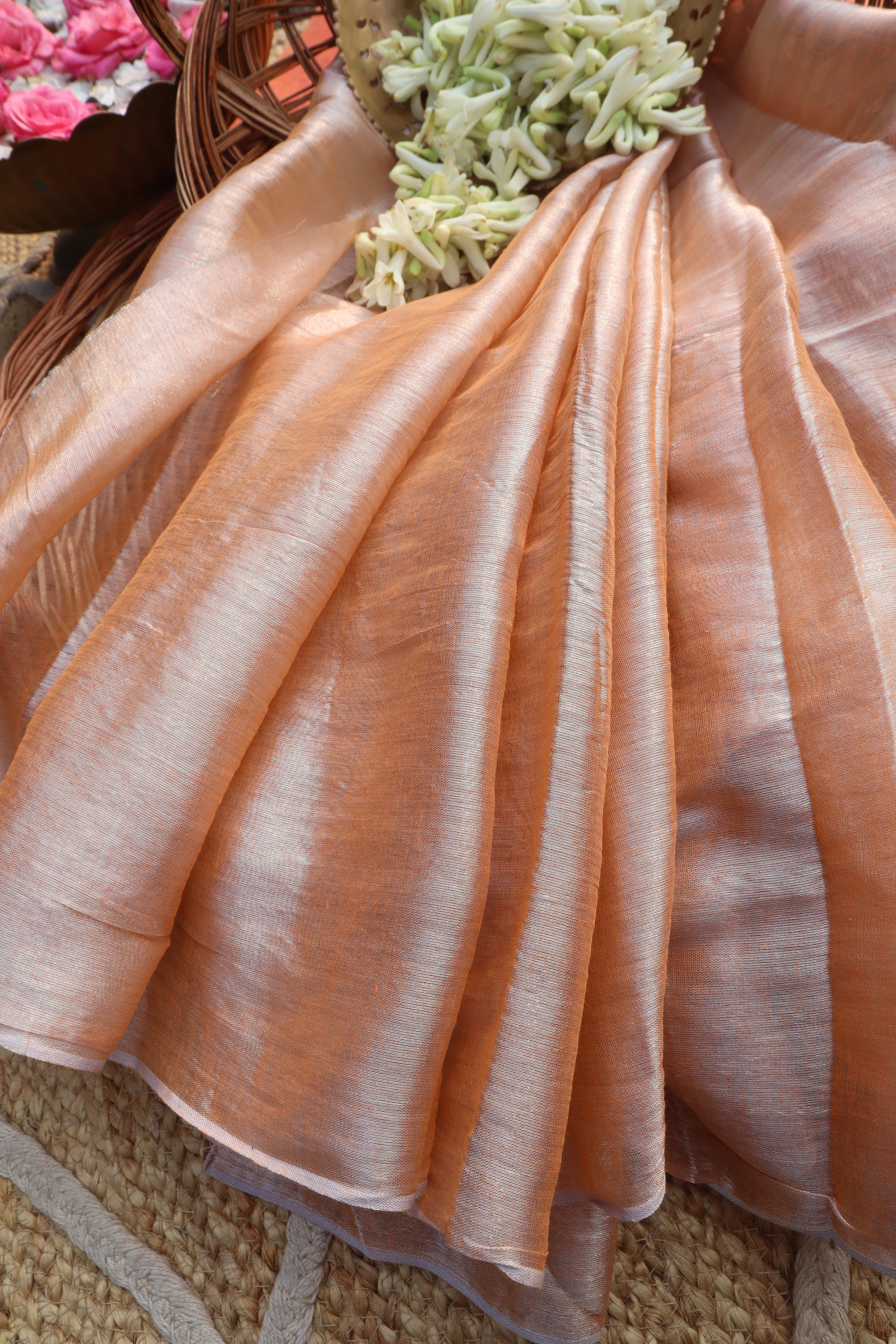 orange-coloured-handloom-handwoven-tissue-fabric