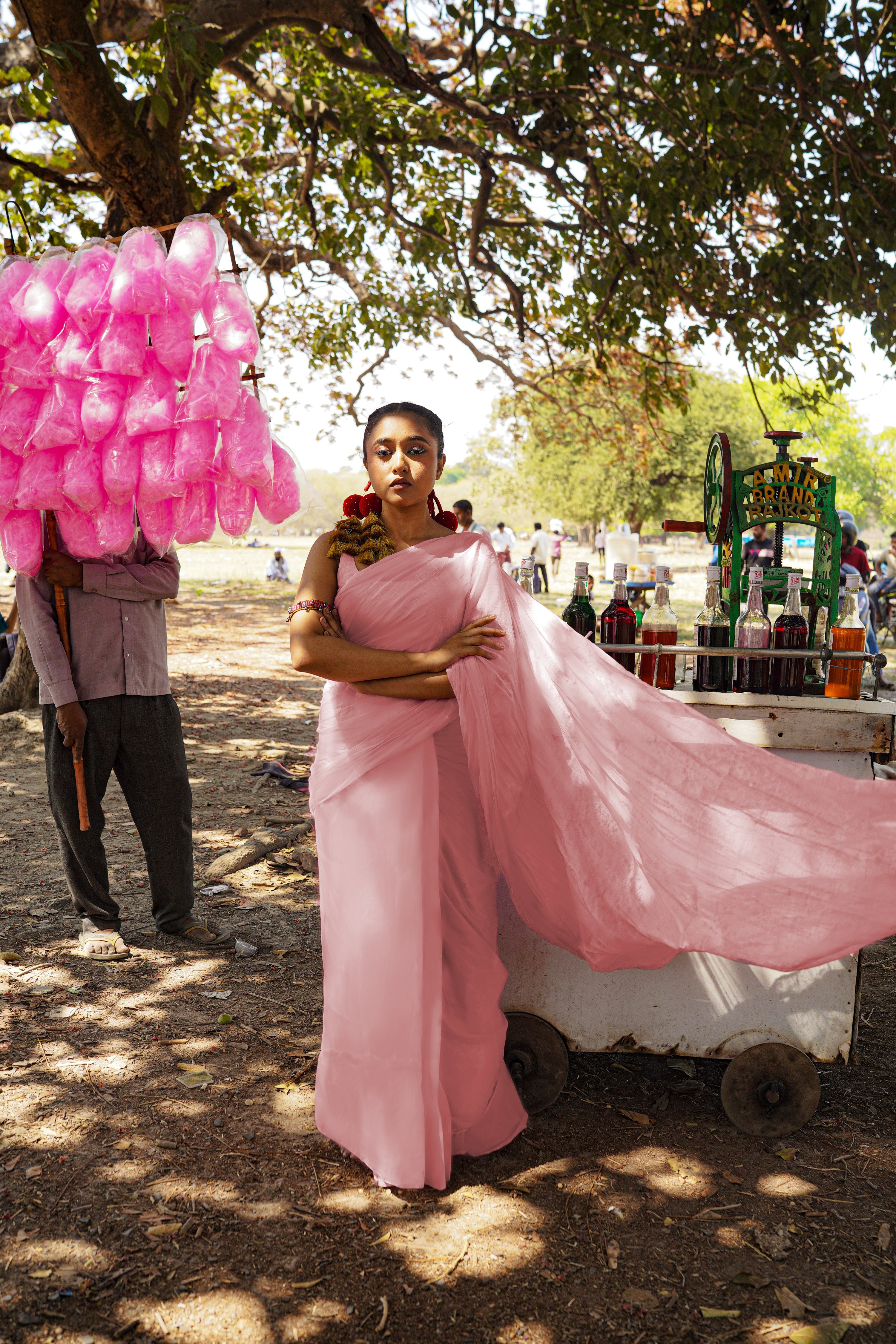 pink-colour-saree