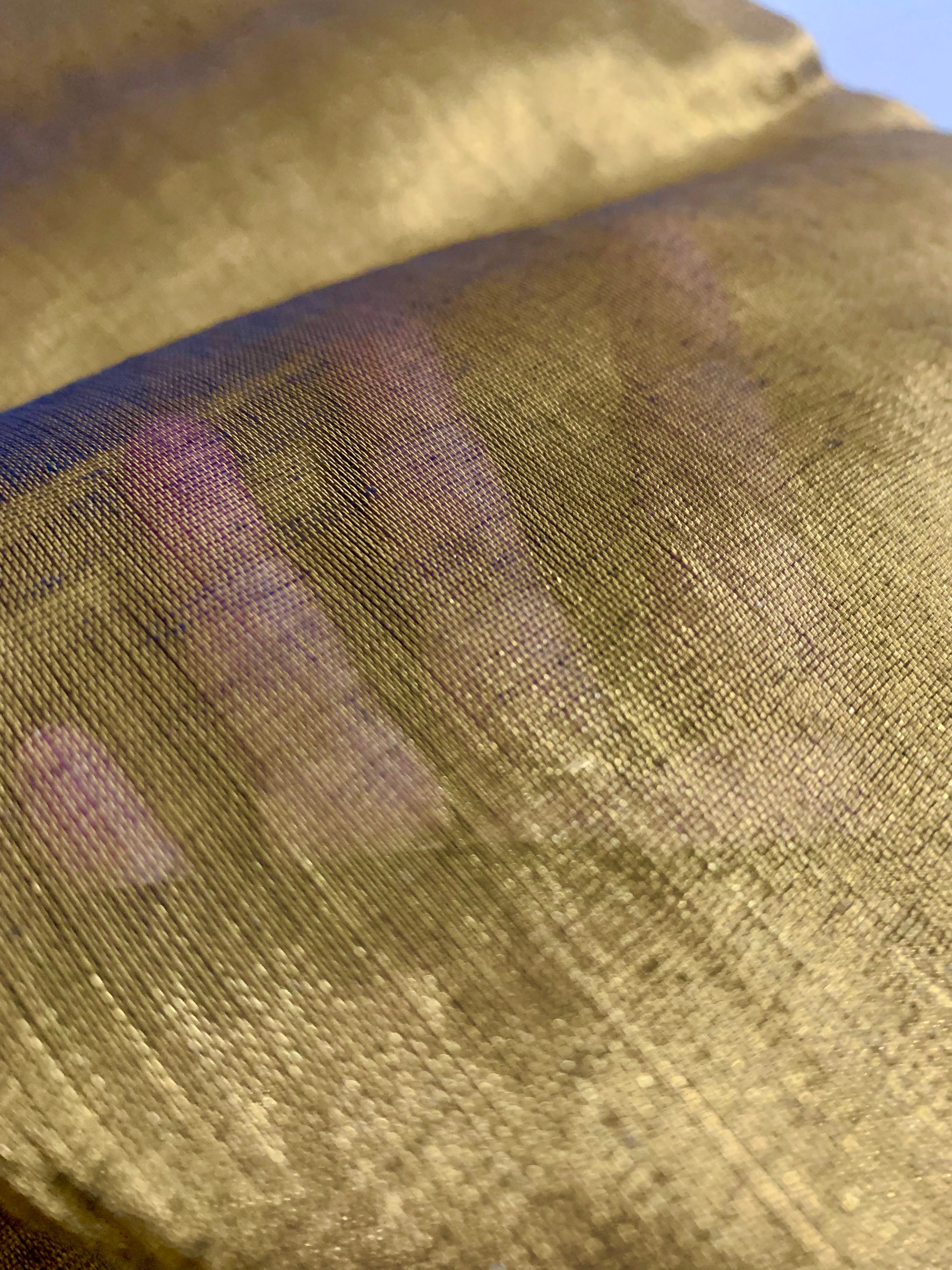 Gold handwoven Fabric