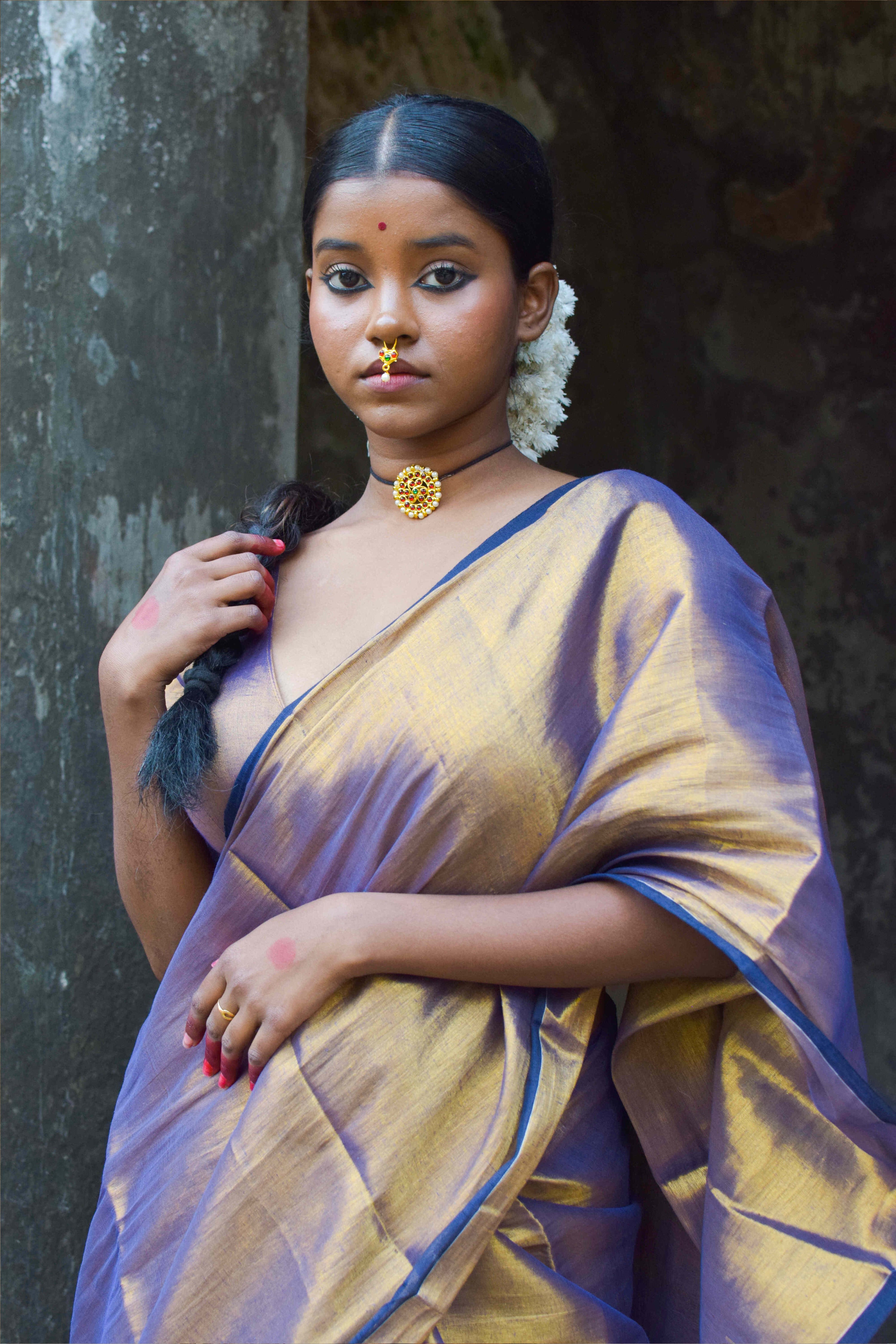 purple-gold-combination-saree