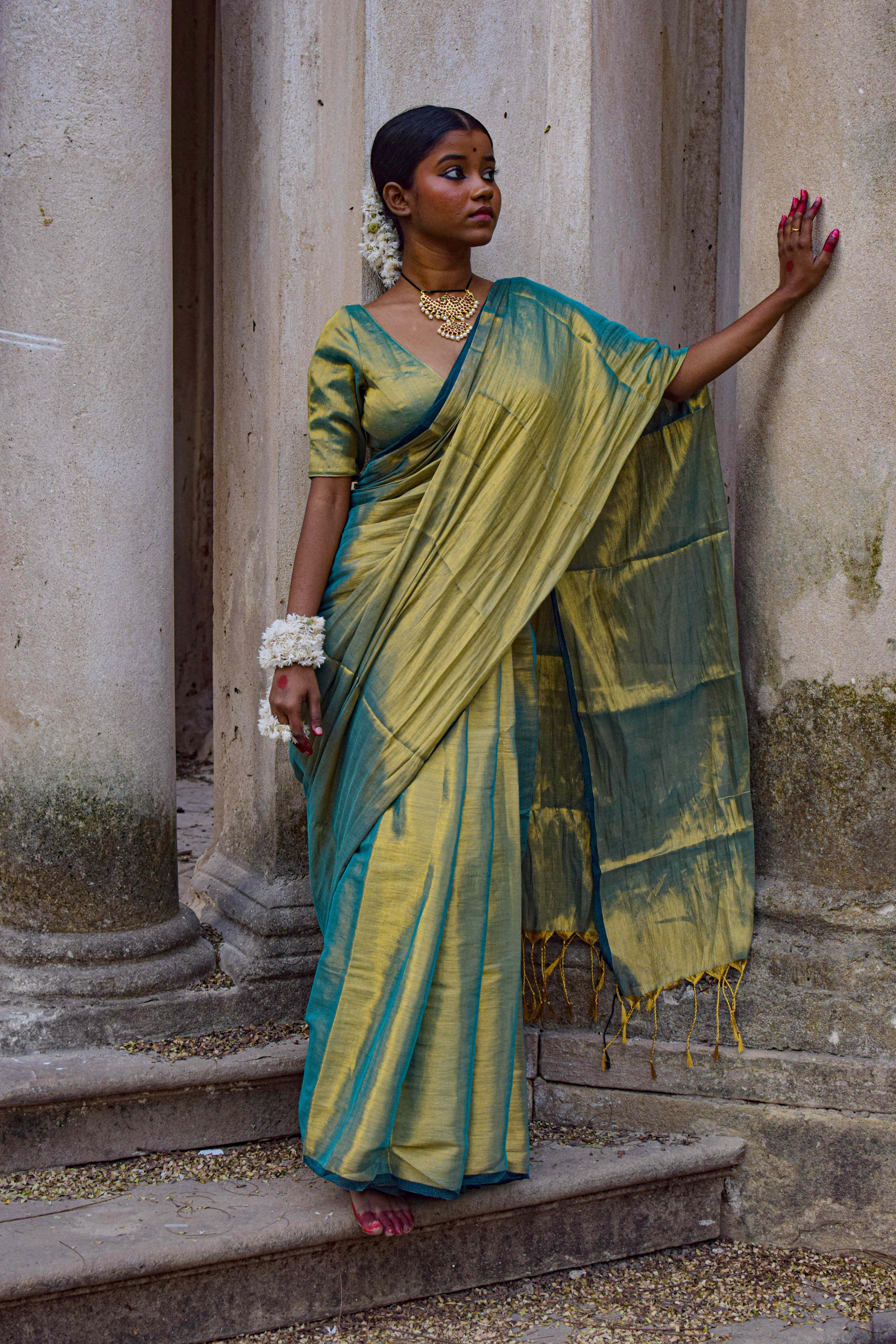 sea-green-tissue-saree