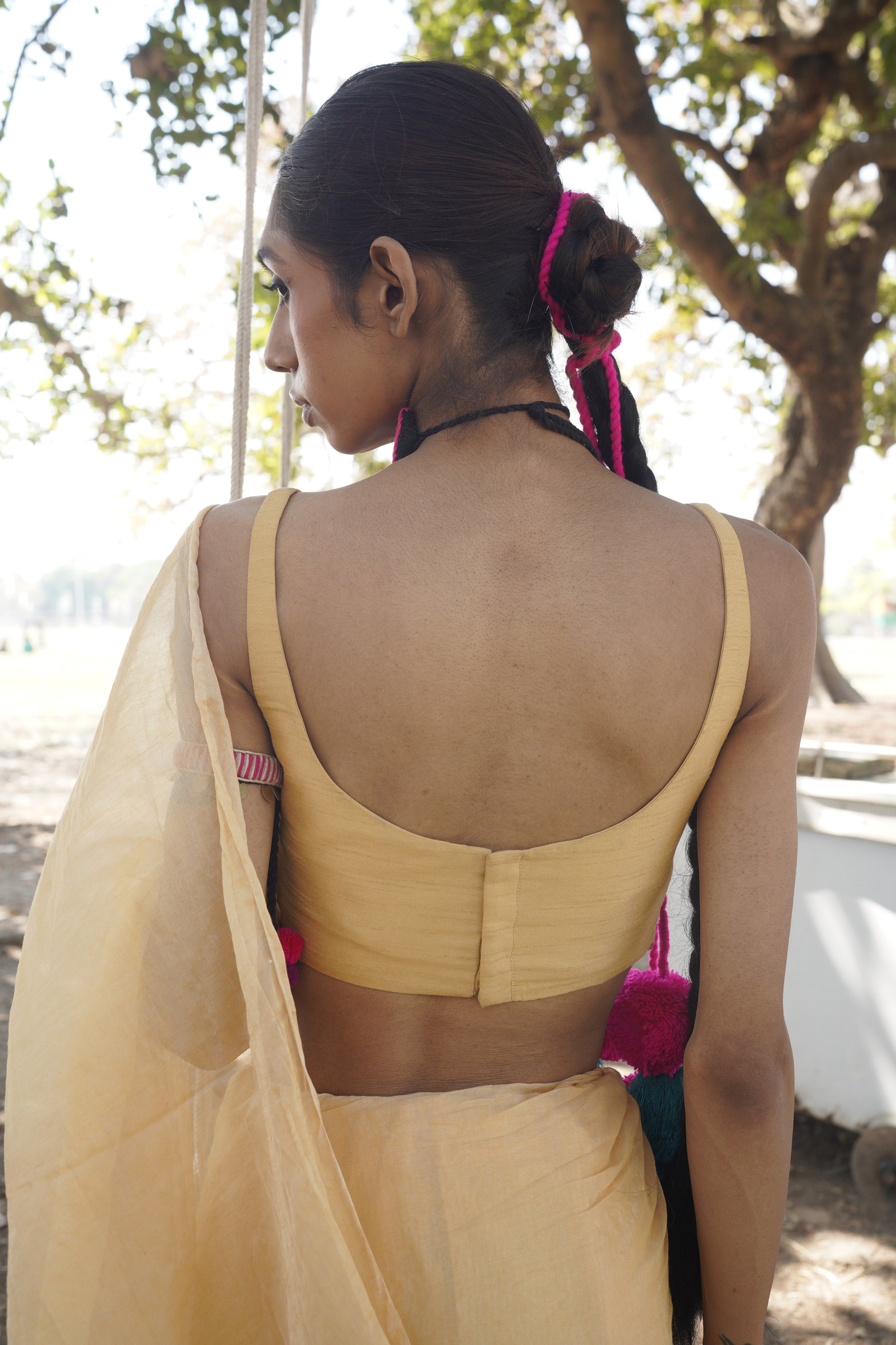 yellow-handloom-cotton-silk-sleeveless-blouse